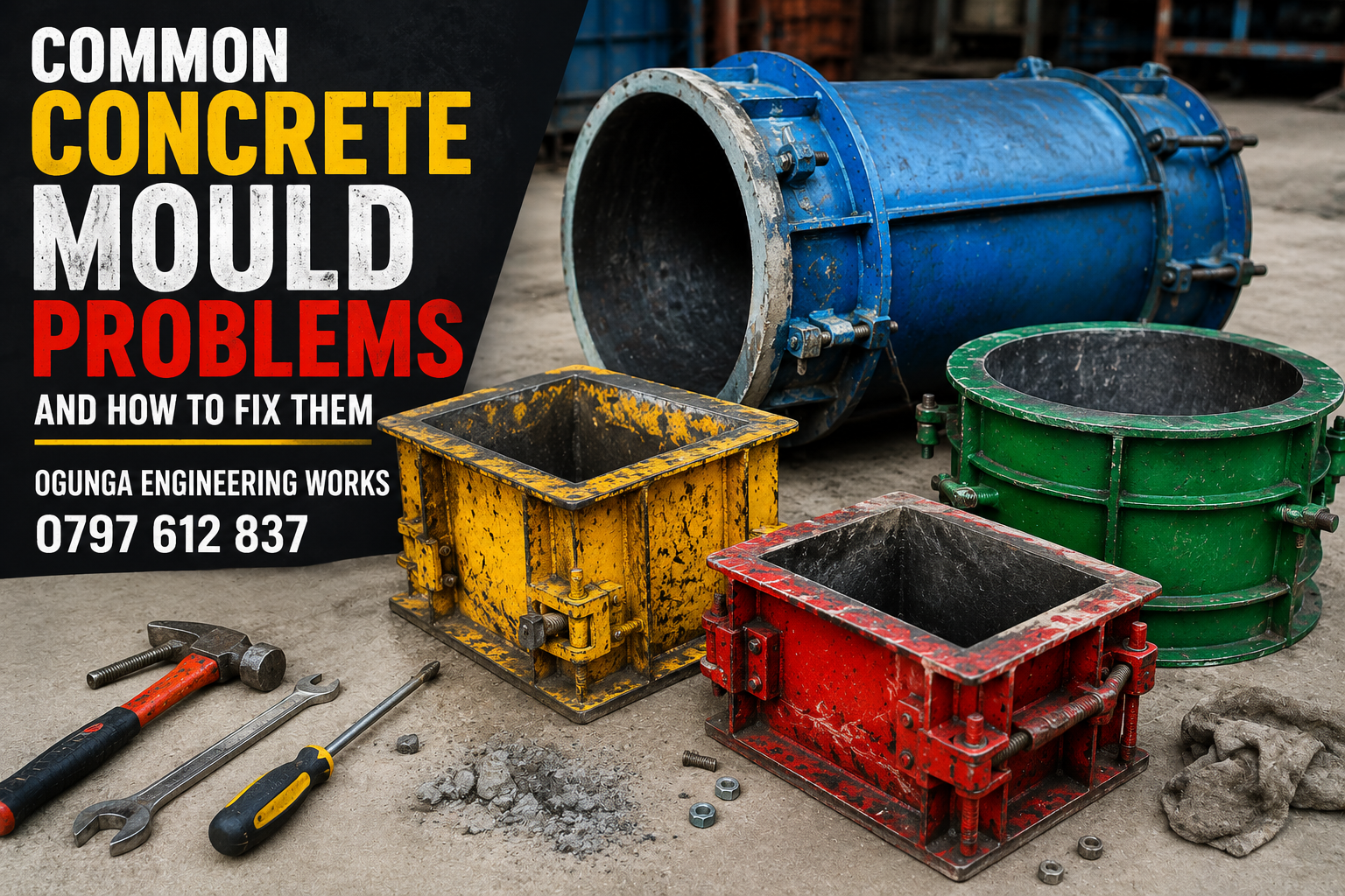 Common Concrete Mould Problems and How to Fix Them