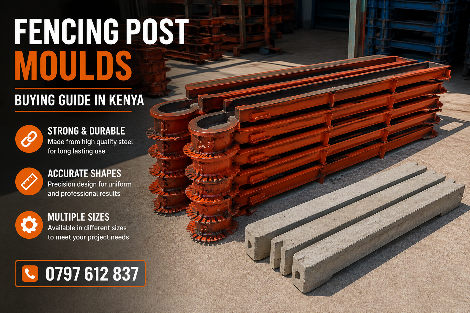Fencing Post Moulds Buying Guide in Kenya, check how those producs looks in kenya do research first