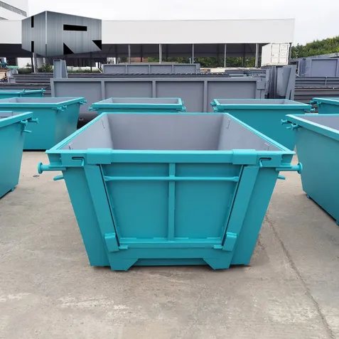 Heavy Duty 6cbm Steel Skip Bins Waste Bins for Garbage Collection Bins, Skip Bins