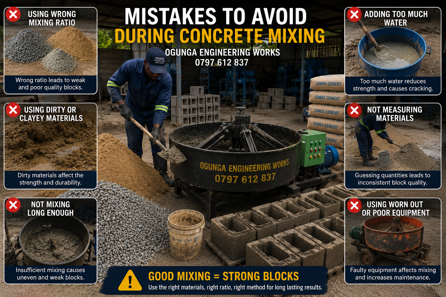Mistakes to Avoid During Concrete Mixing